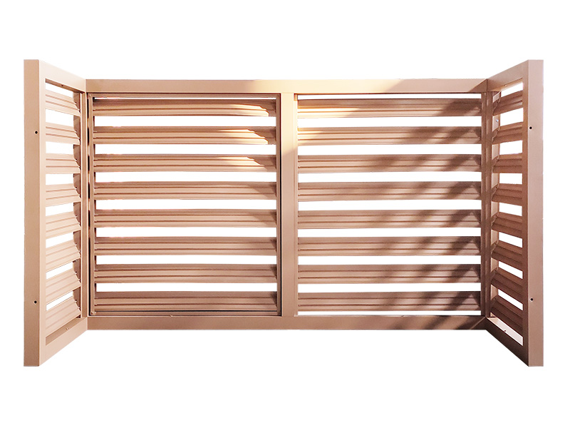 U型百葉空調(diào)鋁合金圍欄