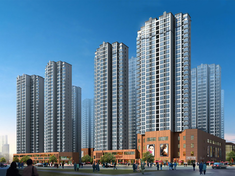 蒙城玖隆國(guó)際小區(qū)百葉窗、鋅鋼樓梯扶手定制