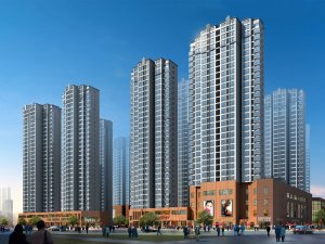 蒙城玖隆國際小區(qū)百葉窗、鋅鋼樓梯扶手定制