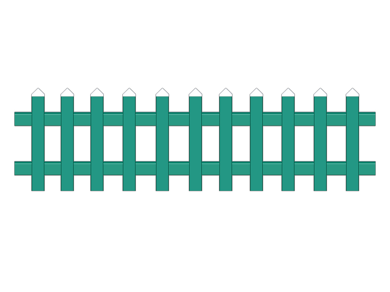 可拆卸頭鋅鋼柵欄圖片