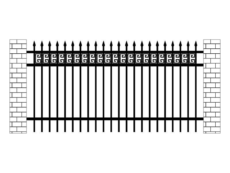 小區(qū)鋅鋼圍欄圖片9